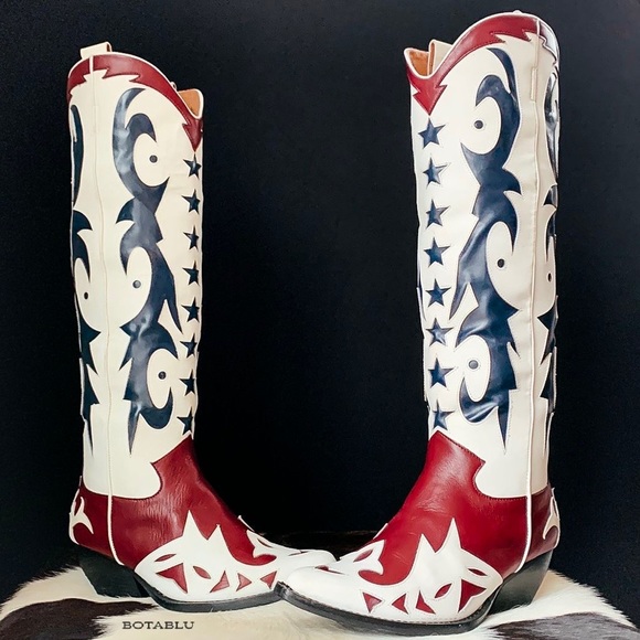 Jeffrey Campbell Shoes - SOLD JEFFREY CAMPBELL Star Tall Knee High Cowboy Cowgirl Western Boots 40 9.5